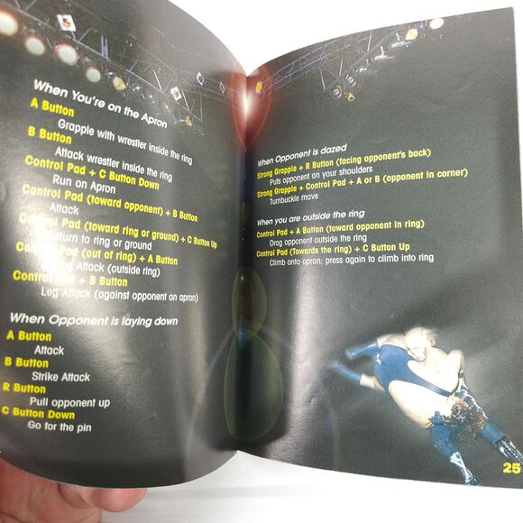 WCW Vs. NWO World Tour N64 Nintendo 64 Instruction Booklet Manual *ONLY - Picture 7 of 7